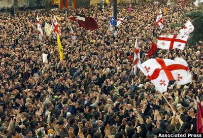 AnnaGvarishvili's tweet photo. 🌹 Today marks 21 years since the Rose Revolution, the most pivotal event in modern Georgia. Triggered by rigged parliamentary elections under Shevardnadze’s government, it began as a peaceful coup led by Mikheil Saakashvili, ending Eduard Shevardnadze’s 11-year rule.
1/ https://t.co/gzjxxV3EMf