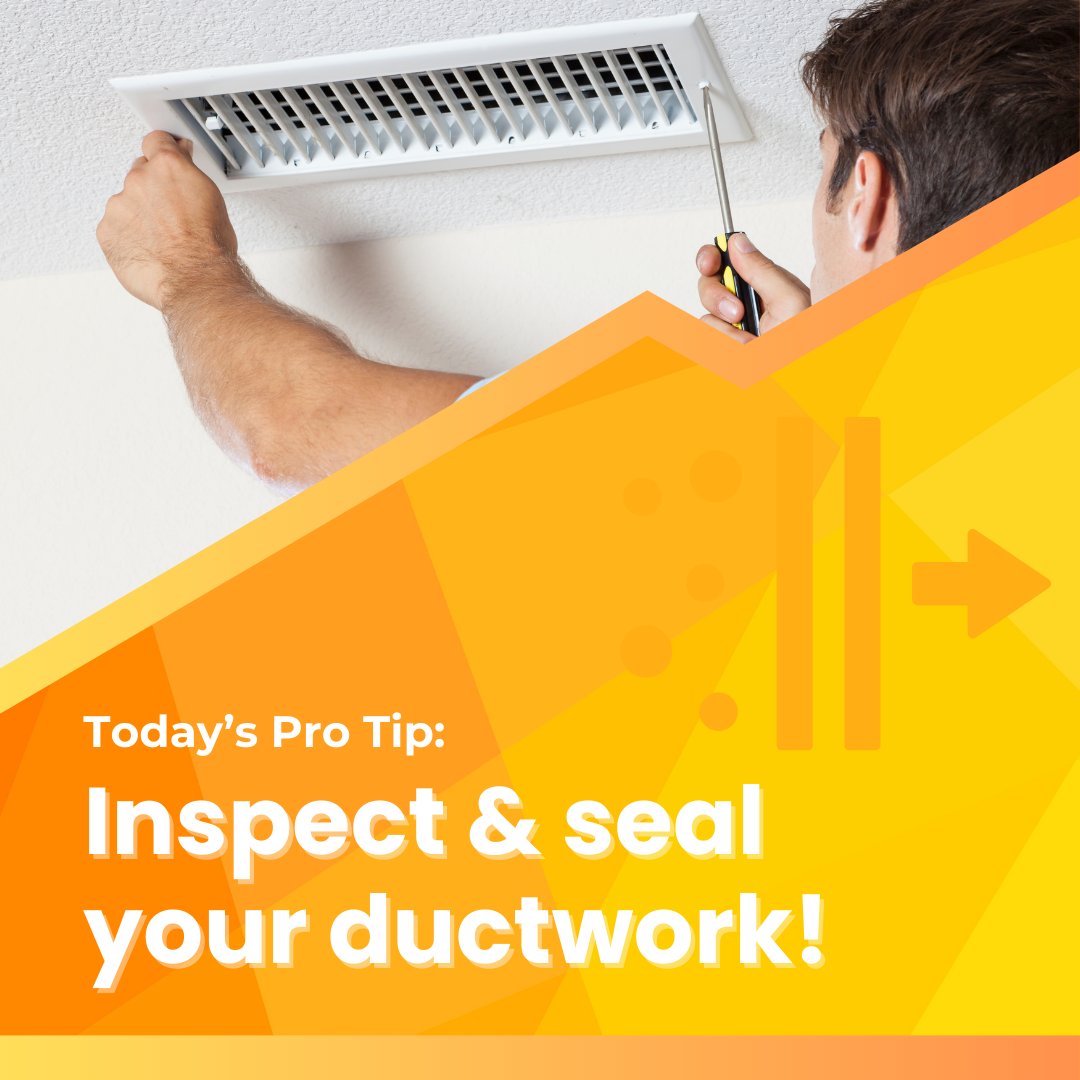 Hansensupertech's tweet photo. 🥧  Holiday Comfort System Prep Series: Duct Detective: Inspect for Efficiency! 🥧

📗 Today's tip: Inspect and seal your ductwork! 🕵️‍♂️

Keep your ducts in a row for a cozy and efficient home! 🏠❄️

#DuctMaintenance #EnergyEfficiency #HVACTips #HolidayPrep https://t.co/l1eFIHAQzY