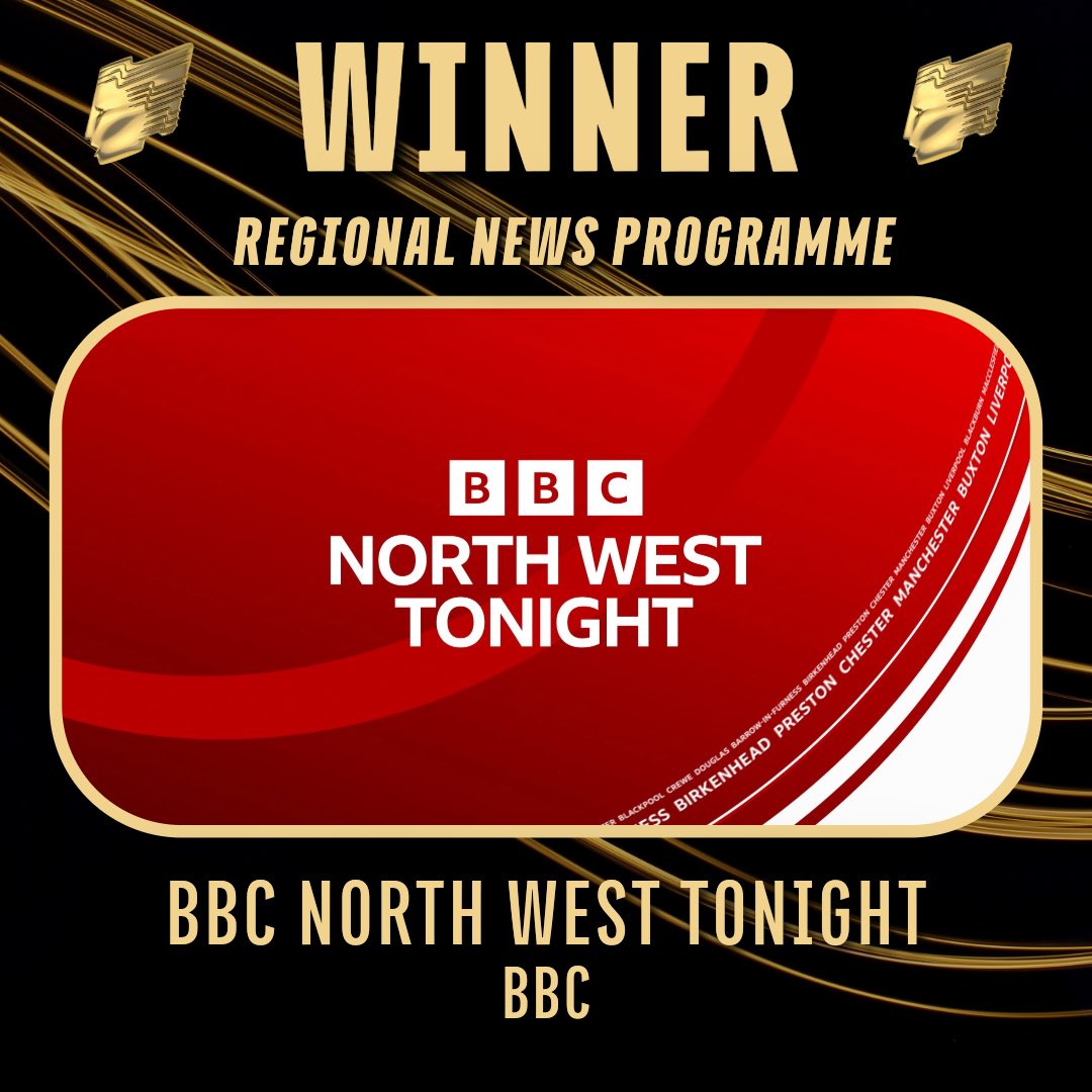 🏆 Best Regional News Programme 🏆Congratulations to BBC North West Tonight! 🤩✨#RTSNWAwards24

👏 <a href="/BBC/">BBC</a>
📸 Don’t forget to tag us in your celebratory snaps!

#BBC #NorthWestTonight #RTSNW #RTSNWAwards2024 #Manchester