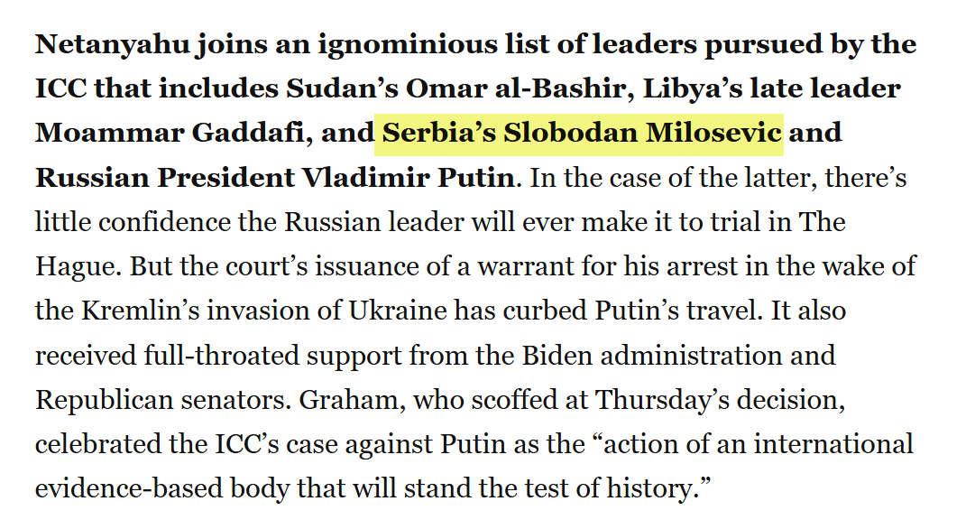 KevinDReyes's tweet photo. @ishaantharoor Milosevic was pursued/tried by the ICTY, not the ICC https://t.co/JvipOuNzli