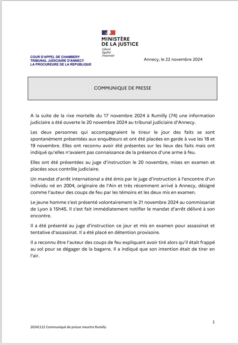 Procureure Annecy (@procannecy) on Twitter photo 