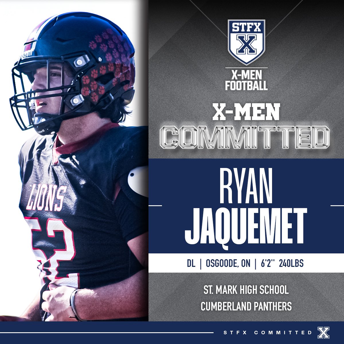 StFX X-Men Football tweet media