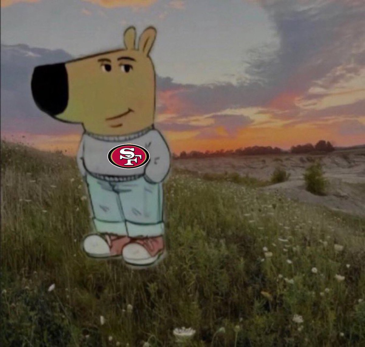 Brock Purdy likely out. Trent Williams likely out. Nick Bosa likely out. Dre Greenlaw out. Hufunga out. Still a chill guy though.
