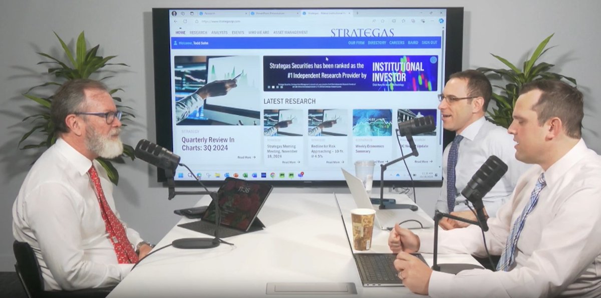 Introducing <a href="/StrategasRP/">Strategas</a>'s new podcast – What We Know: A Markets, Macro, &amp; Miscellanea Podcast! This week, analysts <a href="/Todd_Sohn/">Todd Sohn</a> and Ryan Grabinski riff on EVs, ARKK, and glean insights from their colleague's recent trip across Asia. Tune in here:  bit.ly/40Y6VzM