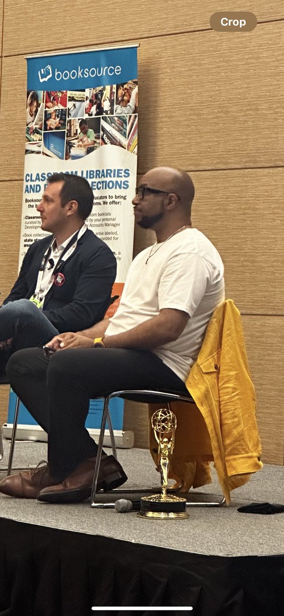 Started my morning with Kate McKinnon and <a href="/kwamealexander/">Kwame Alexander</a>! “Changing the world one word at a time.” #NCTE24