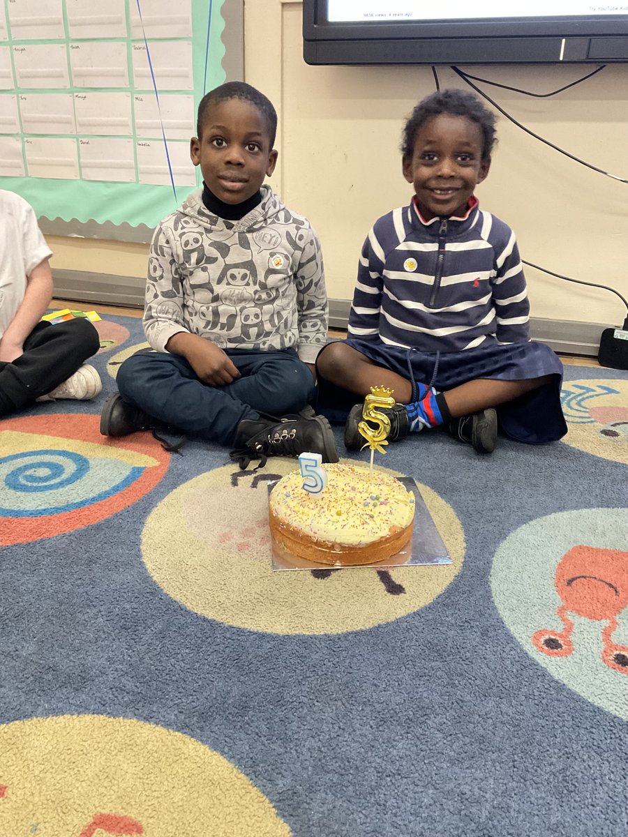 MrsMarks4's tweet photo. We had a party this afternoon to celebrate Daniel and Saleh’s birthday. Thank you to Daniel’s parents for supplying balloons, treats and a cake. https://t.co/mc1fO4G5OB