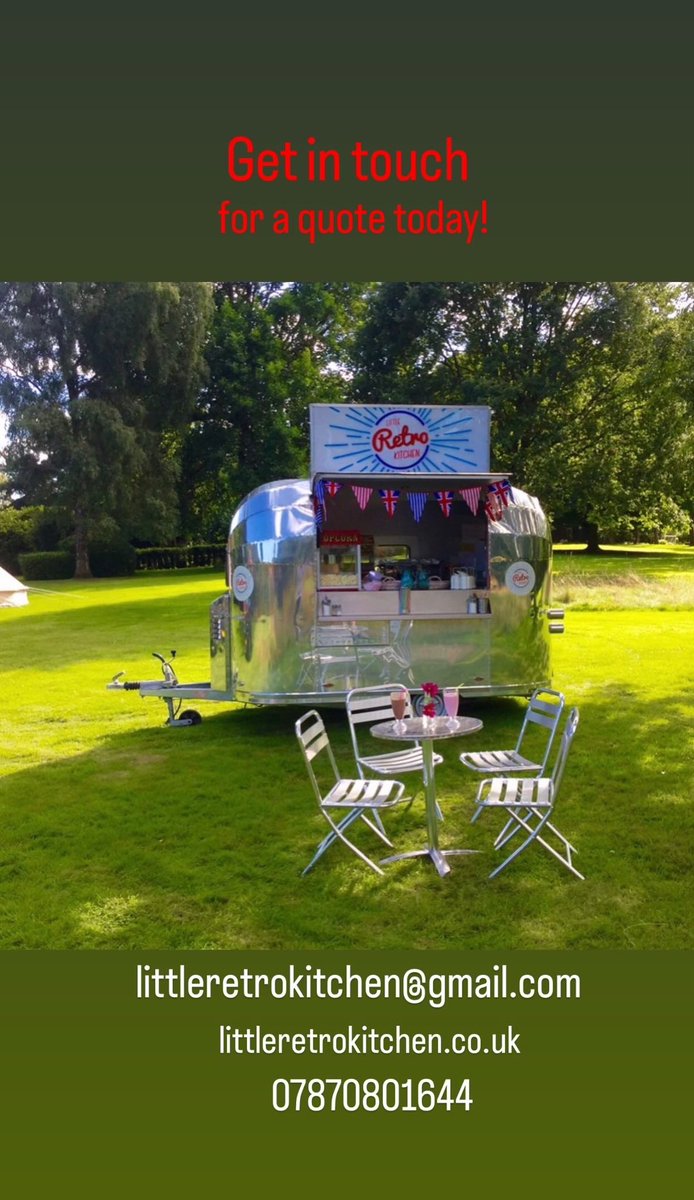 Hello Saturday! 🌞

Are you looking for catering?

Checkout Little Retro Kitchen ready to serve our Worcestershire burgers topped with local cheese, hot dogs topped with onions, all served sides!
#catering #airstream  #vintage #cateringworcestershire #cateringcotswolds #burgers