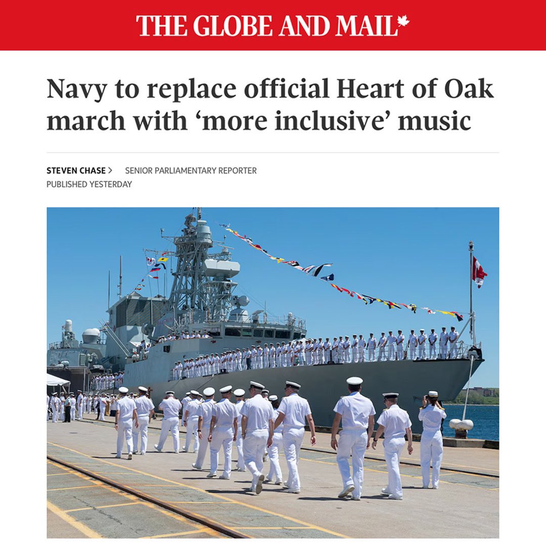 PierrePoilievre's tweet photo. More woke nonsense erasing Canada's proud military history and traditions. 

Meanwhile NDP-Liberals have been asleep at the switch refusing to supply our armed forces with the equipment and supplies they need to defend Canada at home and abroad. 

When I’m Prime Minister, we will have a warrior culture, not a woke culture.

https://t.co/2Z43m2U3VL