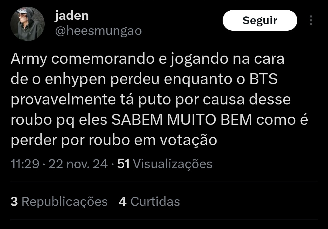 myglif's tweet photo. SIM bts deve tá muito puto kkkk https://t.co/FfhbCaRezt