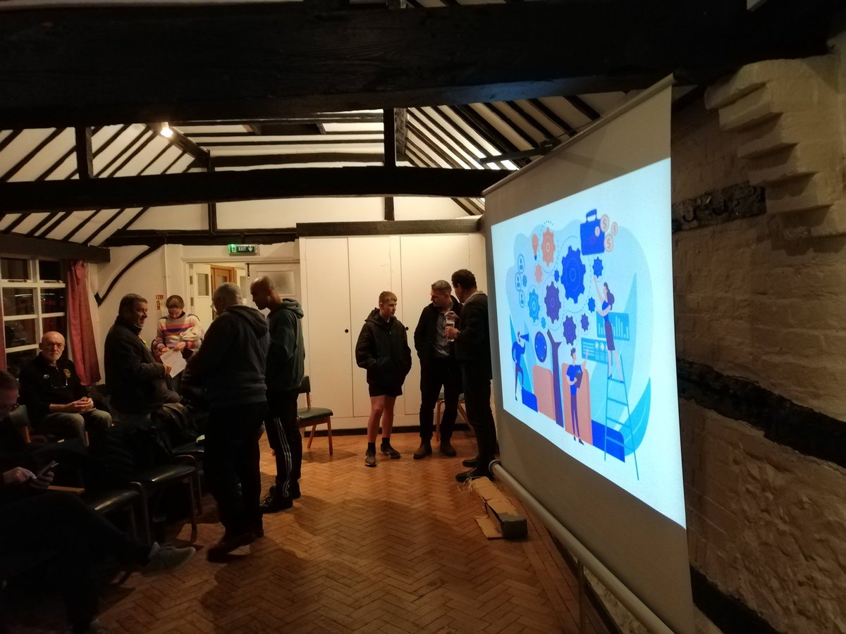 A really enjoyable Society event last night. Certificates for newly qualified officials presented by <a href="/BBFA_RDO/">BBFA Referee Development Officer</a>, latest news on the partnership with BSFL and a wonderfully entertaining session on adversity and resilience led by Adam Shimmin.
