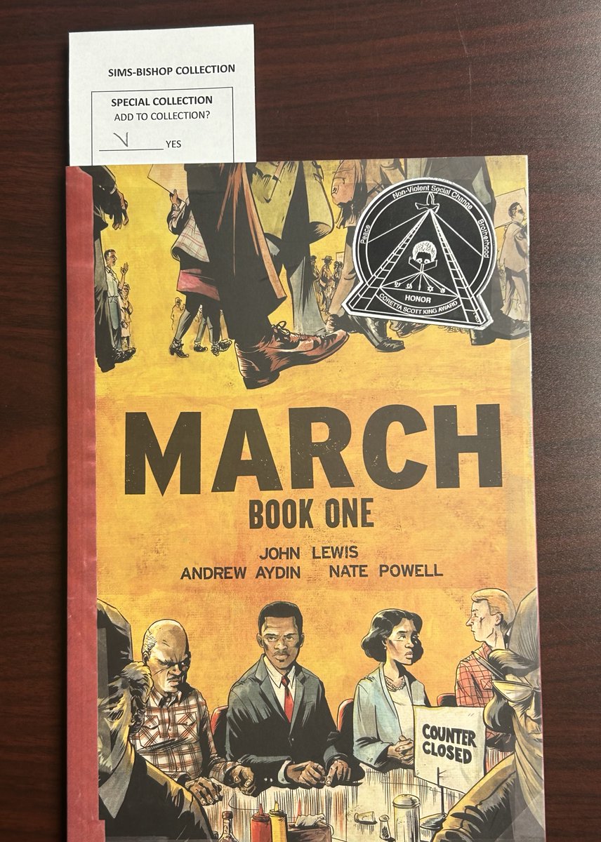 WCUSpecColl's tweet photo. In the past few years, we have received an amazing donation of children’s literature from Dr. Rudine Sims Bishop, Class of 1959 @WCUofPA alumna. Dr. Rudine Sims Bishop is considered to be the mother of multicultural literature. 

In 1990, she published her Mirror, Windows, &amp; https://t.co/kAnsD0aAAl