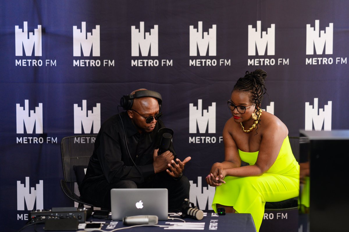 METROFMSA's tweet photo. Our very own @iamtbotouch broadcasting LIVE from #ScienceOfSuccess joined by Nontokozo Madonsela - Momentum’s
Group Chief Marketing Officer to talk about the science behind habit stacking #TheTouchDown https://t.co/IXZQ9zONXB