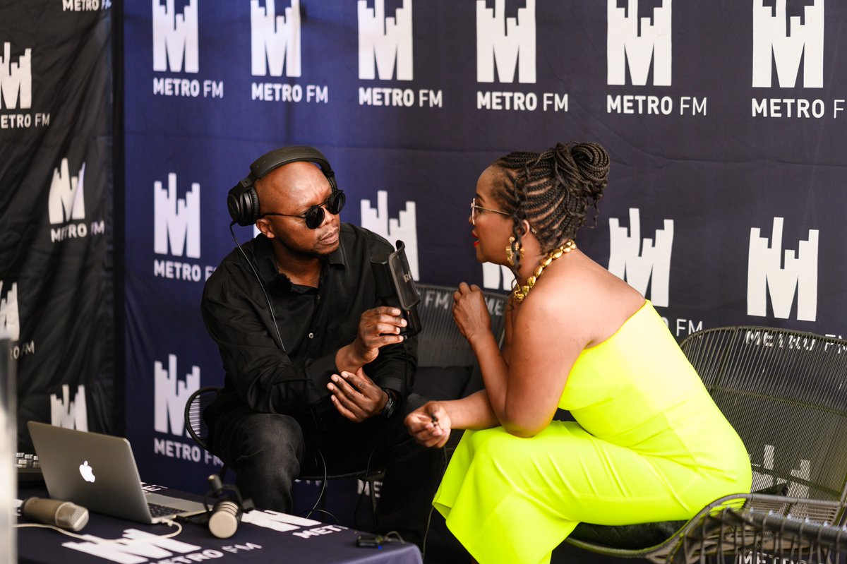METROFMSA's tweet photo. Our very own @iamtbotouch broadcasting LIVE from #ScienceOfSuccess joined by Nontokozo Madonsela - Momentum’s
Group Chief Marketing Officer to talk about the science behind habit stacking #TheTouchDown https://t.co/IXZQ9zONXB