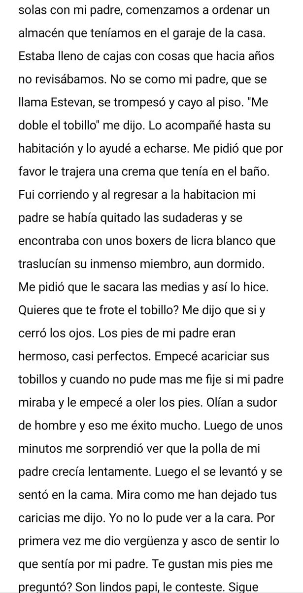 RelatosPornoGay's tweet photo. Relato #8:  Sexo con mi padre y mi hermano

Cuantos de ustedes han experimentado el sexo con su padre, padrastro, hermanos o primos? Cuéntenos su historia.
Envía tus relatos por DM para publicarlos 🔥

#relatosgay #gay #pornogay #pornogay #IncestoGay #IncestoGay #incestoconpapá https://t.co/fNWPNIUqfr