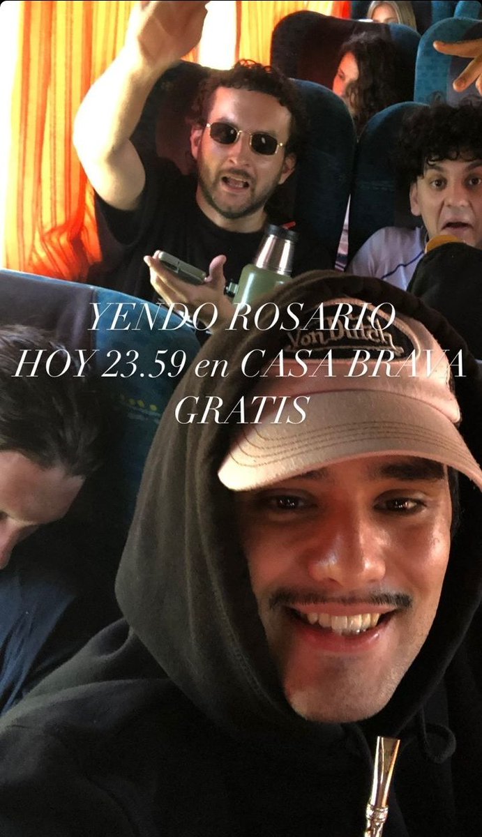 HOY SEGUNDA FECHA DEL RDLP TOUR
📍 ROSARIO
⏰️ 23:59 en CASA BRAVA
🎫 GRATIS