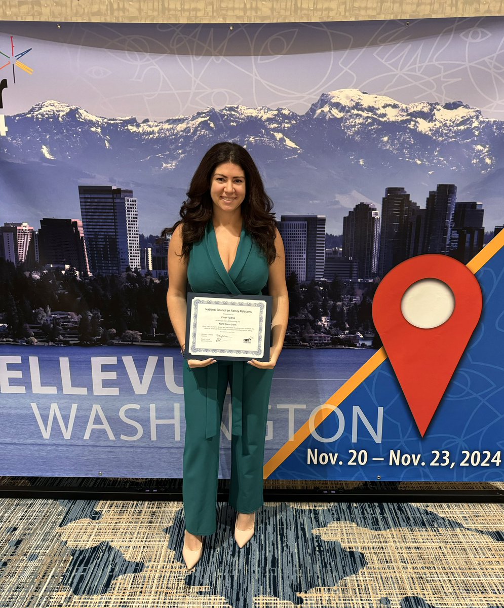 NCFR has honored me with the Olson Grant and the Advancing Family Science Emerging Mentor/Teacher Award. 

Both my research and teaching/ mentorship being acknowledged is extremely humbling, very grateful. <a href="/ncfr/">NCFR</a> <a href="/SUFalkCollege/">Falk College of Sport</a>