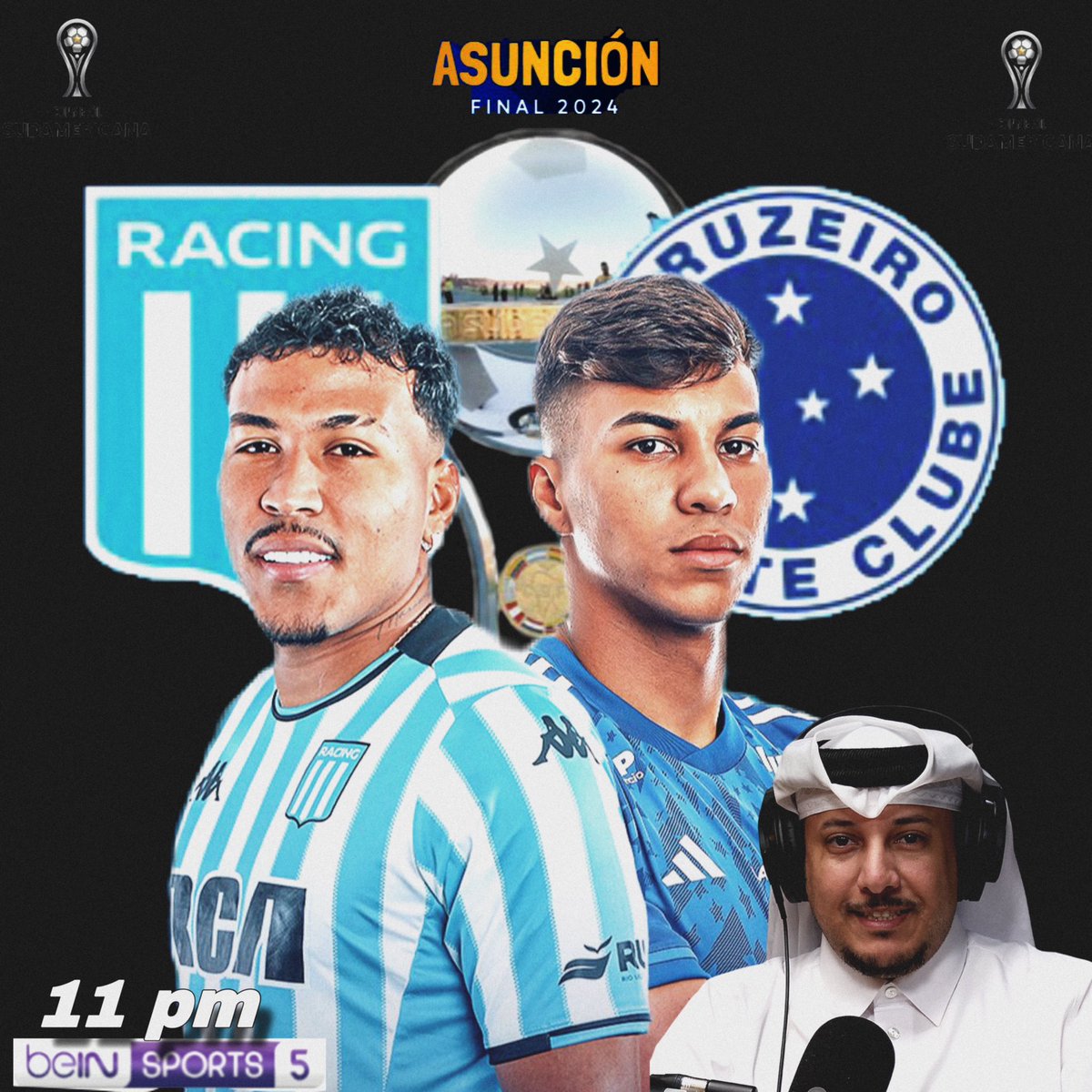 DRMOHDALSA3DI's tweet photo. التقيكم غدا
في نهائي
كوباسودامريكانا ٢٠٢٤
راسينغ كلوب 🇦🇷 كروزيرو 🇧🇷
الحادية عشر مساء
#final2024
#CopaSudamericana https://t.co/GZEl9hgpXe
