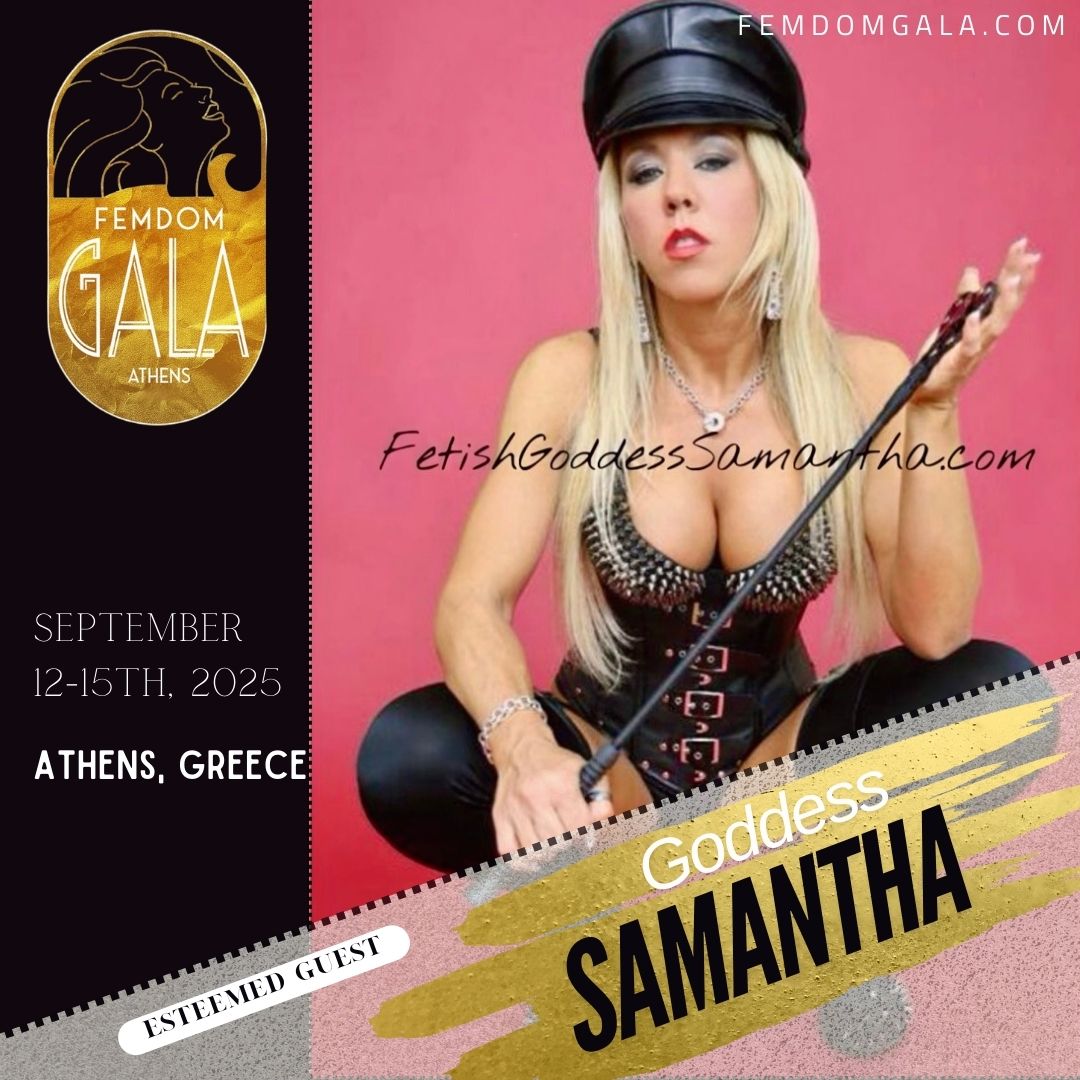ServeAlexandra's tweet photo. We’re thrilled to announce @SamanthaMuscle  as part of the stellar lineup for @FemdomGala  2025!

This Female Supremacy Gala will be an immersive experience of elegance, power, and unforgettable moments. Goddess Samantha’s presence will amplify this!

This is more than an event—it’s a movement celebrating the strength, beauty, and dominance of extraordinary women.

📅 Dates: 12–15th September 2025
📍 Athens, Greece
✨ Tickets are selling fast—use code Gala15 for 15% off until December 2024.

#FemDomGala2025 #fetishweekend #PowerInElegance