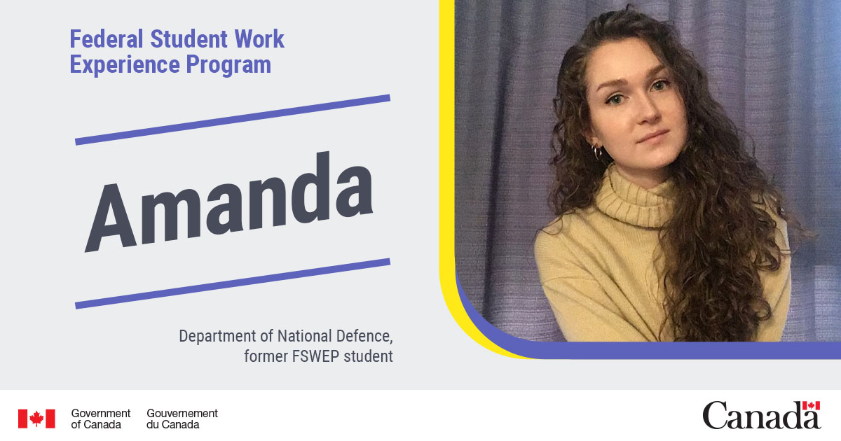 #FSWEP lets you work while you study and gain valuable experience! 

“[The program] allowed me to complete my studies as well as develop a professional career in Canada’s public service”. -Amanda. 

Find out more: ow.ly/urQL50TOKEU
