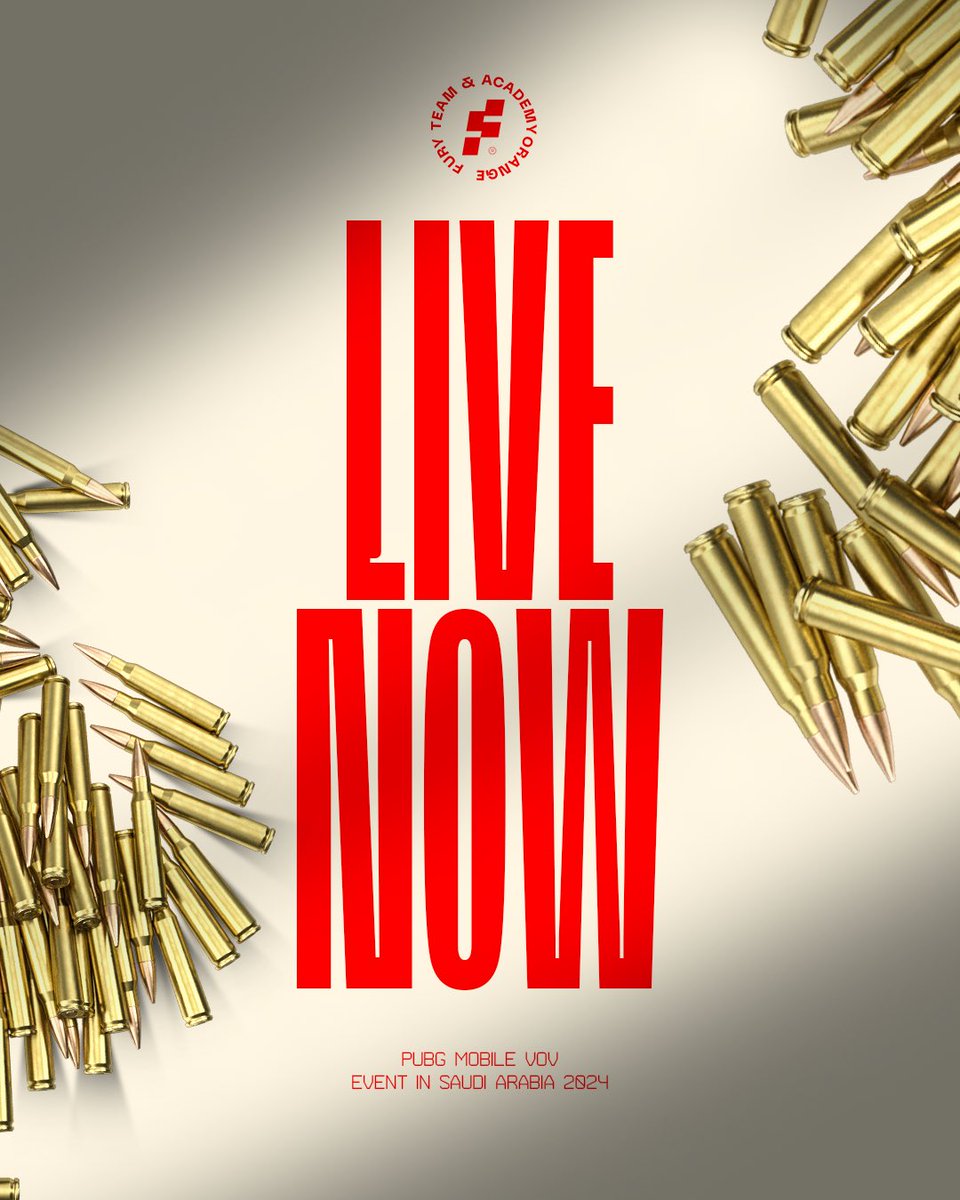 LIVE NOW 

جاهزين أن نثبت قوة مواهبنا ودعم حظوظ الابطال لتحقيق البطولة 🤩❤️🖤

🕖 | 7:00 PM 
📺 | youtube.com/live/t8x0dhdv_…

-
#FuryAcademy | #FuryCrew