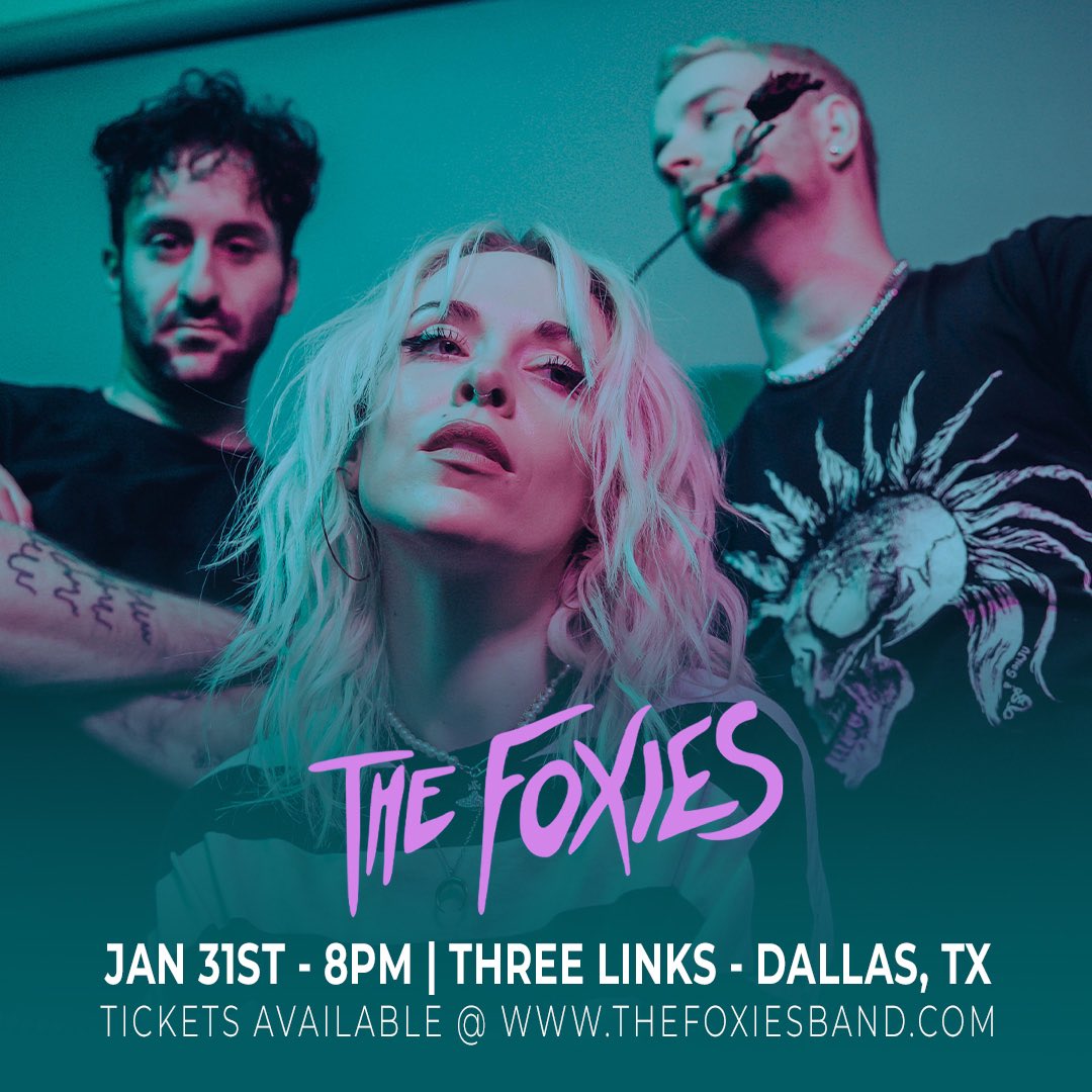 Foxie Family, we are so fucking excited to get back on the road early next year and we are adding 2 shows in late January in Oklahoma City, OK and Dallas, TX. Tickets on sale now. 

thefoxiesband.com/tour

xoxo, 
The Foxies 🦊🦊🦊