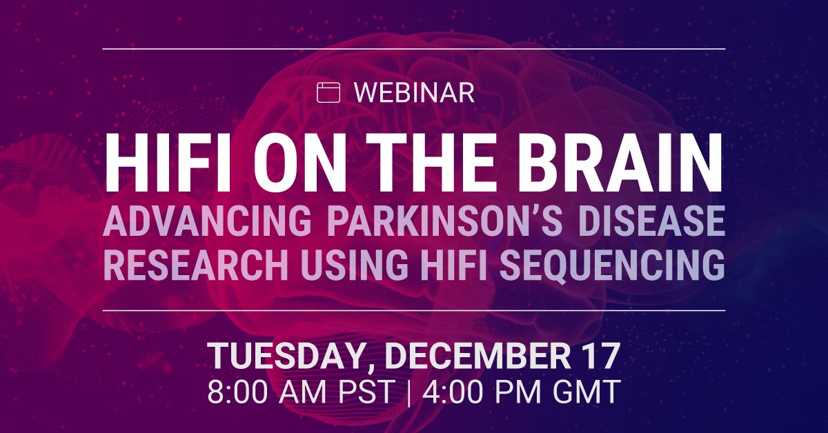 Join our webinar to explore how #PacBio #HiFisequencing is advancing Parkinson’s research. Discover insights into structural variants, repeat expansions, and RNA isoforms, often missed by traditional methods, and hear about Dr. Mina Ryten’s groundbreaking work. 

Register now: