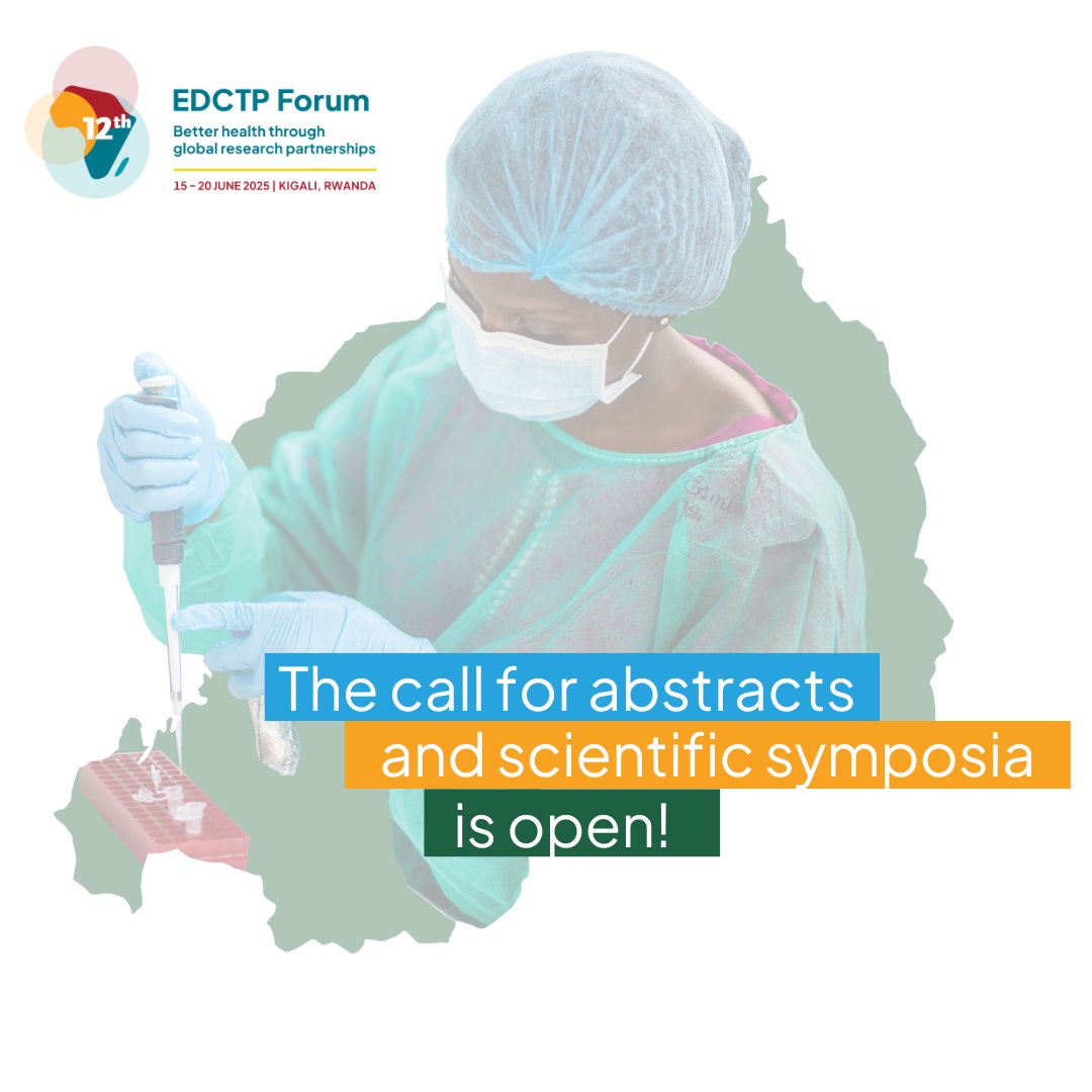 📢 #EDCTPForum news: the call for abstracts and scientific symposia is now open!

📅 Deadline for submission: 23 February 2025

For more info check below👇

bit.ly/3APvggJ