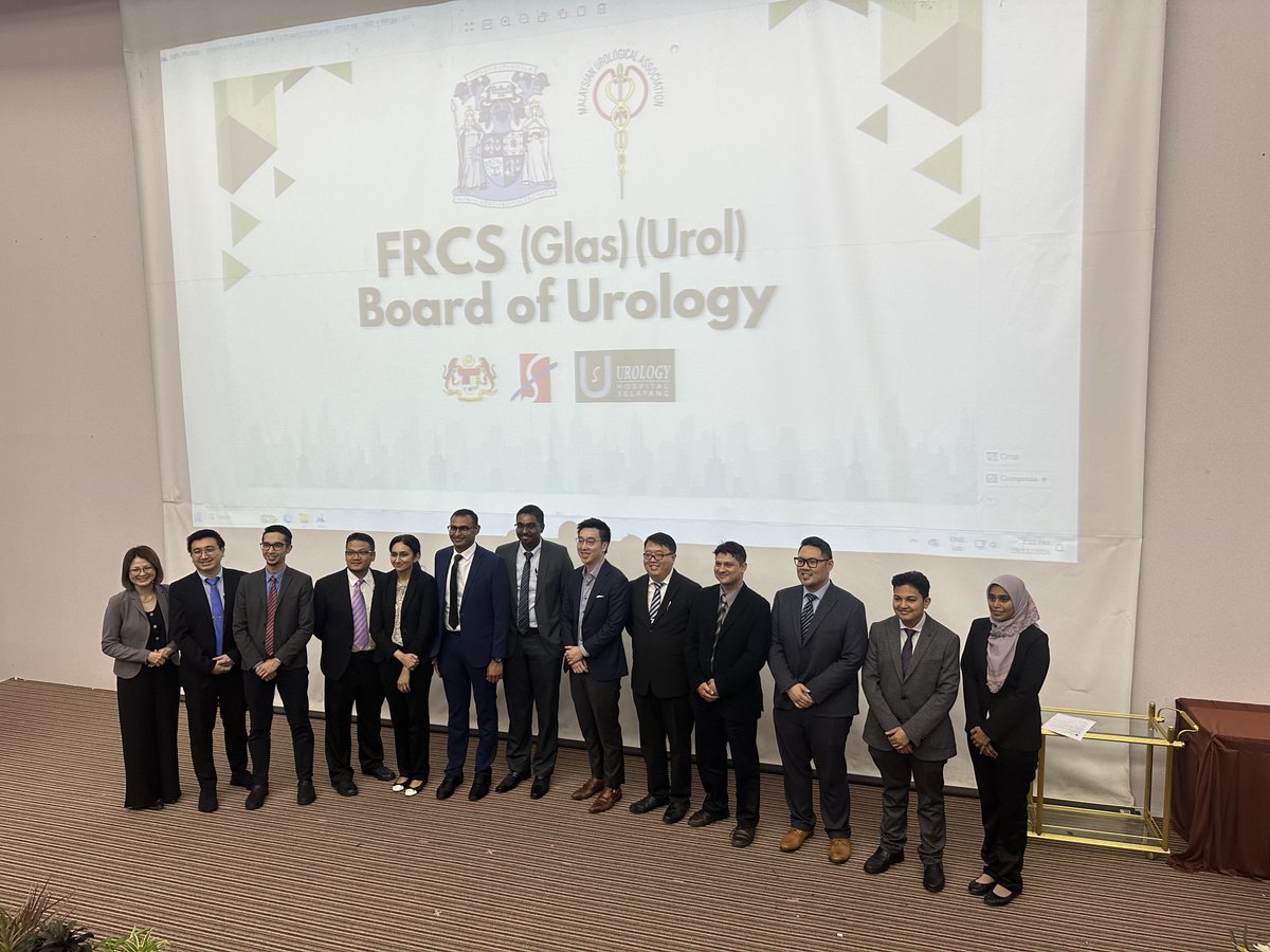 After completing the 17th conjoint exam held by our College and <a href="/MyUrologyAssoc/">Malaysian Urological Association</a>, we’re looking forward to adding 13 new Fellows to our 15,000 strong global community of healthcare professionals!