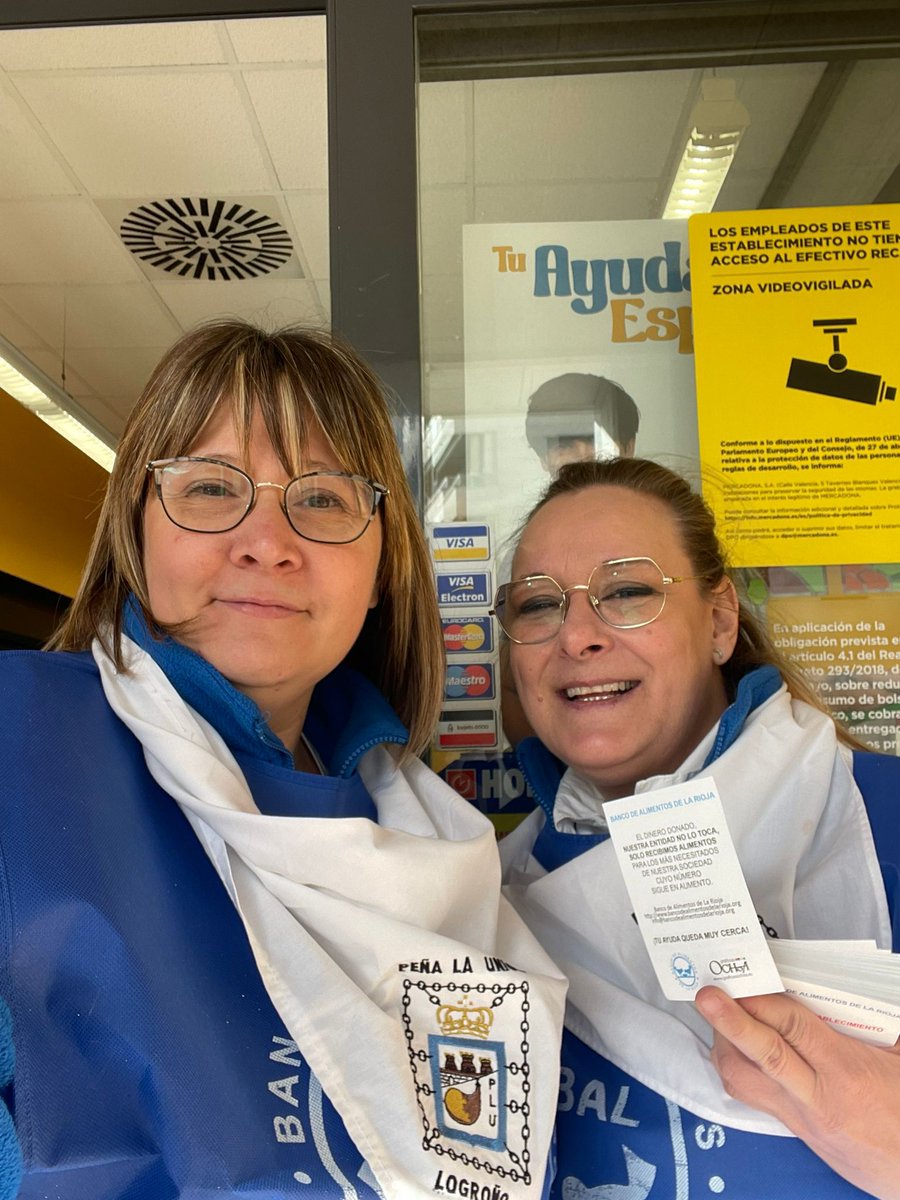 BALaRioja's tweet photo. #Voluntarios de las Peñas de Logroño @fed_penas_logr también en la #GranRecogida2024

¡gracias!

#Solidaridad
#AlimentaLaEsperanza https://t.co/34SmZBoheV