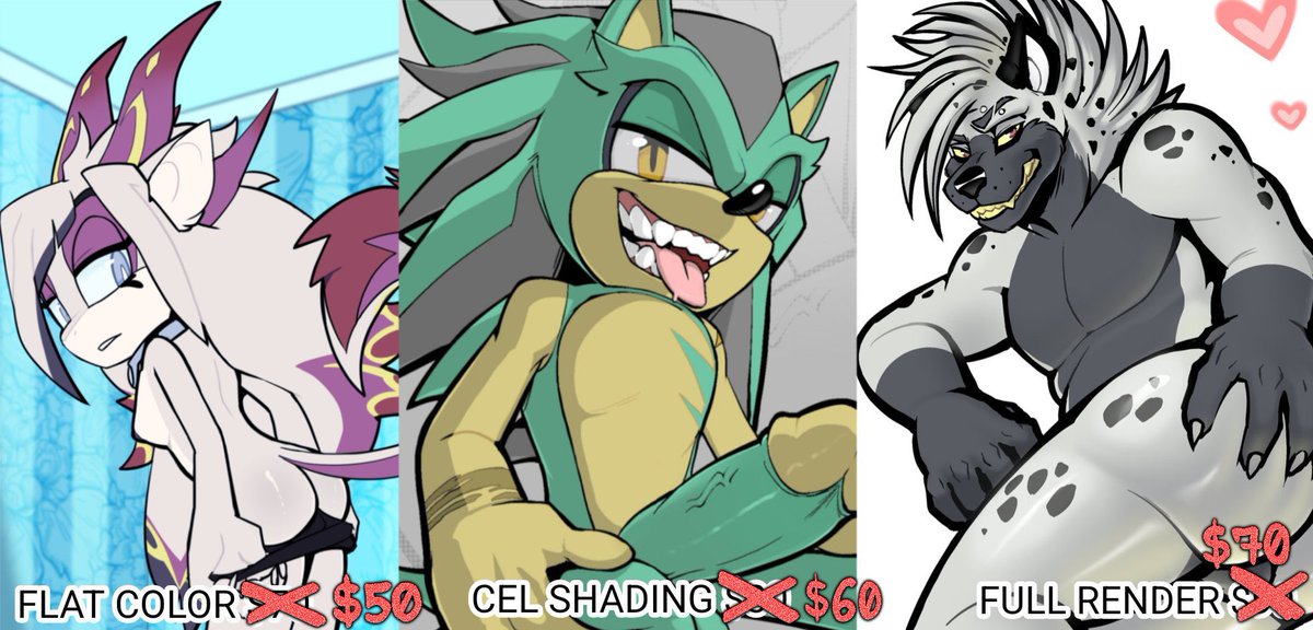 ‼️HOSTING A SALE UNTIL THANKSGIVING‼️

Currently lacking any funds for food and gas to get to work today so I need all the funds possible for today and until my first paycheck on Thursday.

After the date I will be closing c0mms until further notice

Plz contact me if interested!