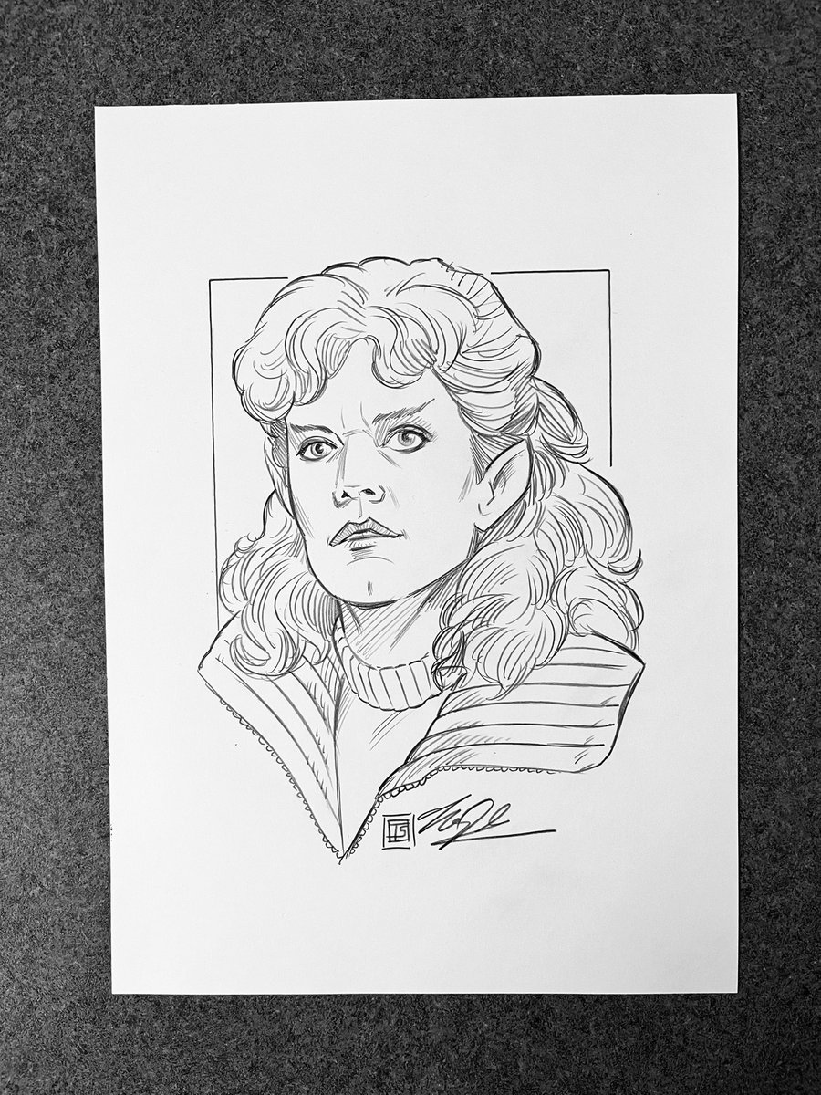 TimShinn73's tweet photo. Star Trek sketch of Robin Curtis as Saavik
2b pencil on 7x10 Bristol paper
Message if interested
#startrek #searchforspock #saavik #kirk #spock #khan #wrathofkhan #borg #livelingandprosper #drawing #robincurtis #unification https://t.co/mvoYPWX6FM