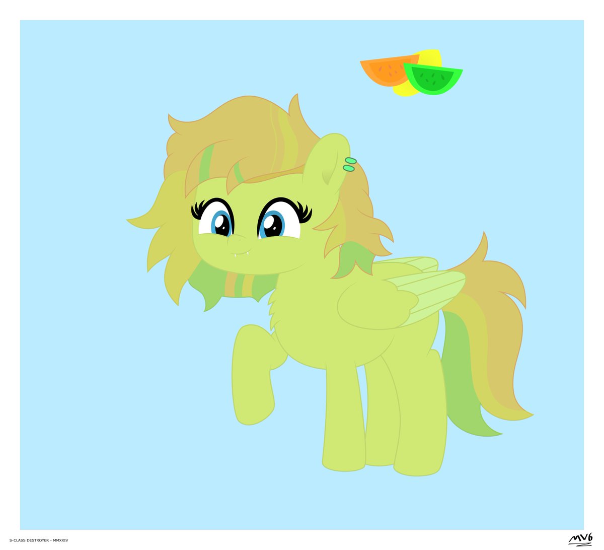 S_ClassEqD's tweet image. New adopt for sale! 

Her name is Citrus Drizzle 🌧️🍋

She is a Pegabat (pegasus bat hybrid)

You can have her for $20USD

RT appreciated ^^