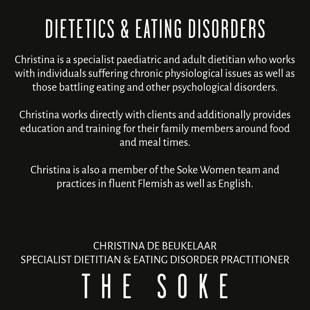 At The Soke, we’re here to help. If you’d like to talk to someone about yourself or a loved one, then get in touch.

T: 020 7139 5051
E: reception@thesoke.uk
W: thesoke.uk

#mentalhealth #eatingdisorder #dietetics #bingeeating #anorexia #bulimia #disorderedeating