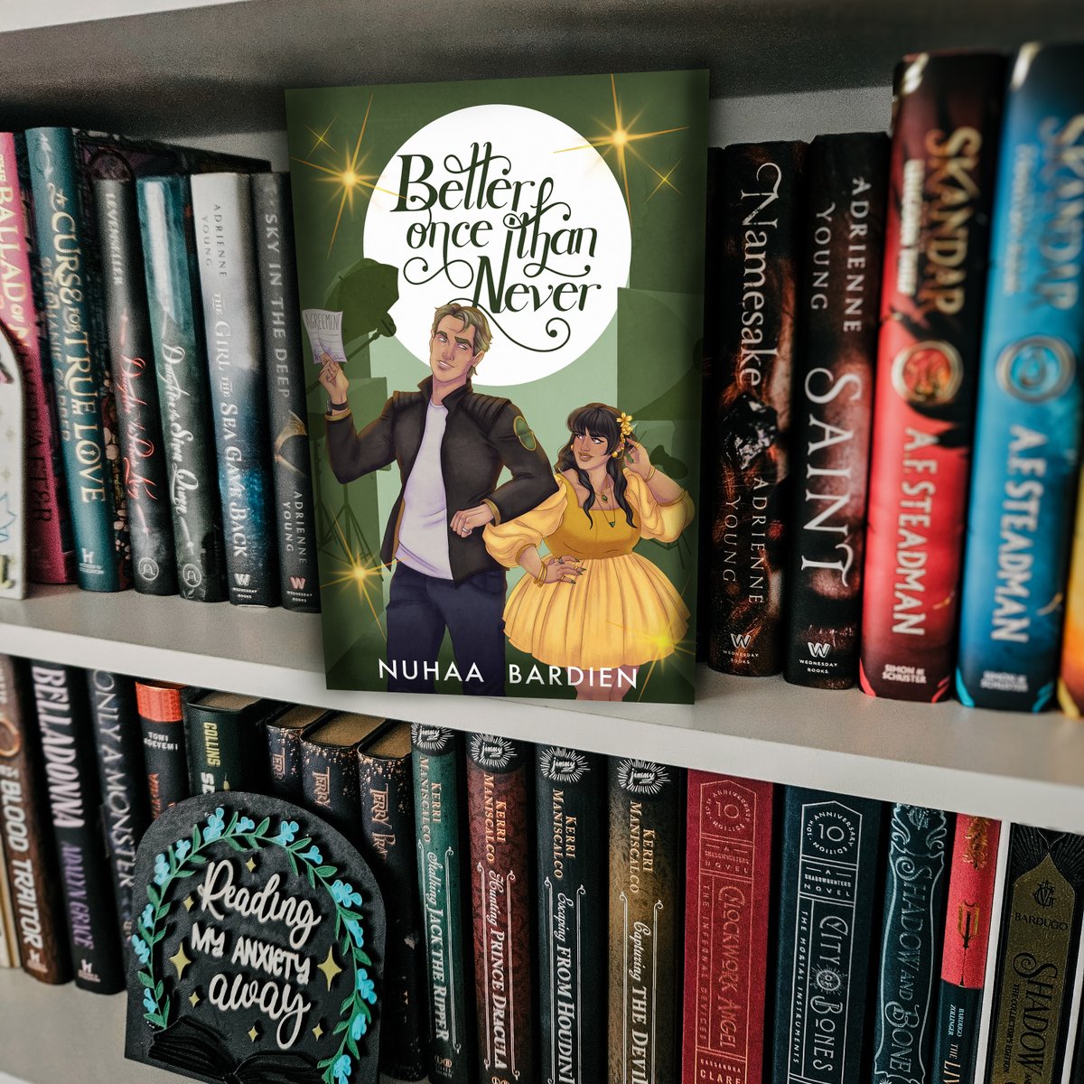 ReadingCaff's tweet image. 🚨 COVER REVEAL 🚨
Better Once Than Never by @nuhaawrites drops 28th Dec 2024, and I’m OBSESSED! 😍📖Taming of the Shrew meets a swoony bad boy + neurodivergent FMC who’s unlucky in love
✨One bed, spicy romance, family drama, &amp;amp; HEA!
📲Pre-order now
#BetterOnceThanNever