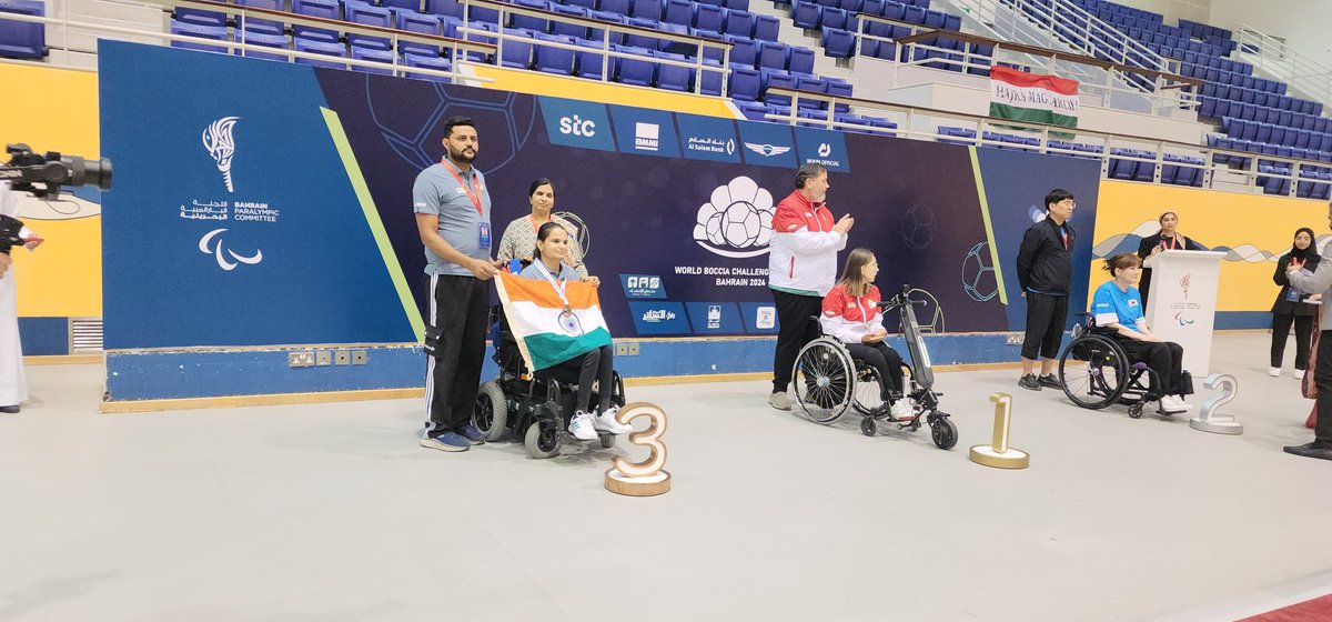 🥉 Individual | 🥈 Pairs  

Proud to bring home two medals at the Manama 2024 World Boccia Challenger (Nov 14-22). This milestone is a testament to perseverance, teamwork, and unwavering support.  

The journey continues—onward and upwards!

<a href="/bocciaindia/">Boccia India 🇮🇳 🏅#Praise4Para</a> <a href="/GoSportsVoices/">GoSports Foundation</a>