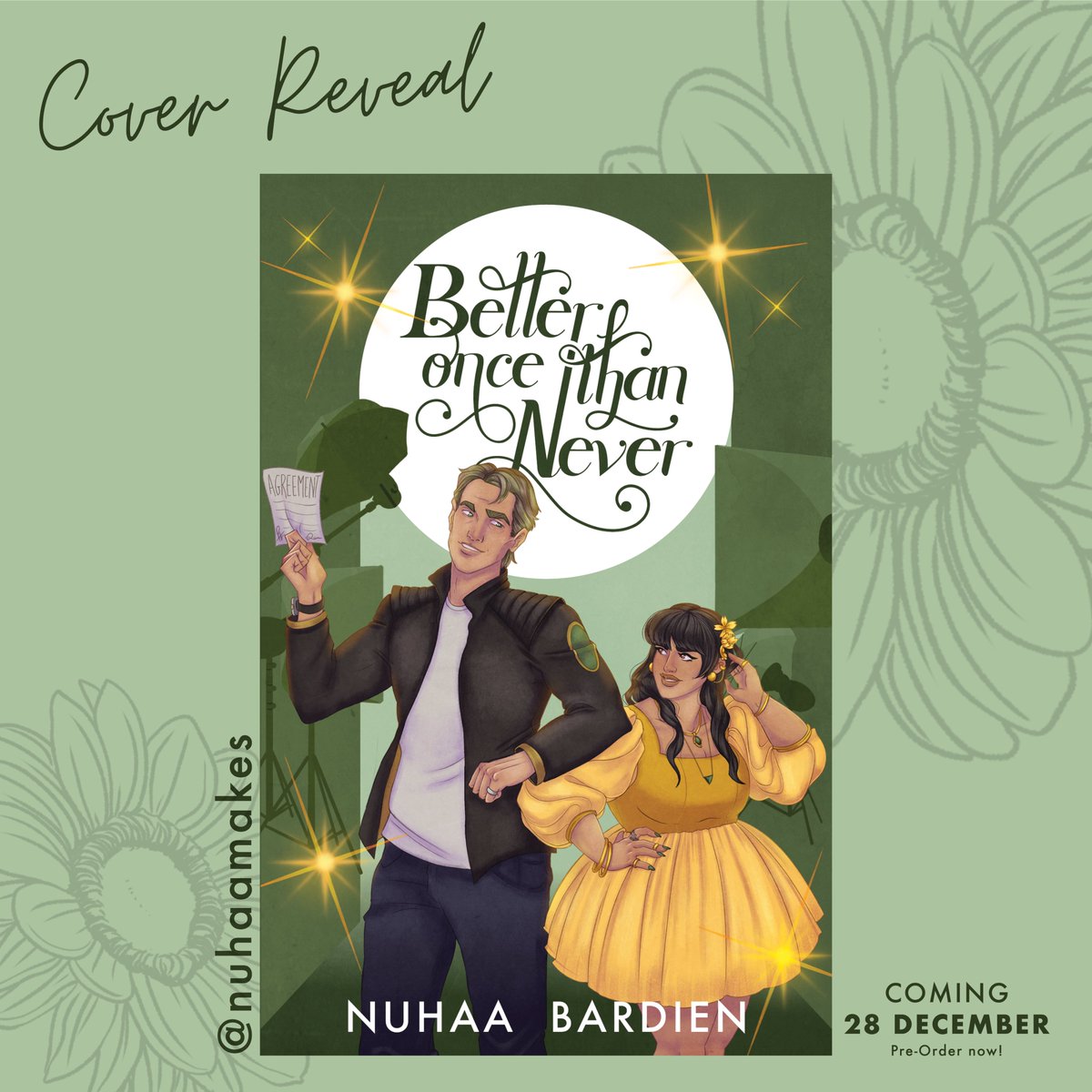 ReadingCaff's tweet image. 🚨 COVER REVEAL 🚨
Better Once Than Never by @nuhaawrites drops 28th Dec 2024, and I’m OBSESSED! 😍📖Taming of the Shrew meets a swoony bad boy + neurodivergent FMC who’s unlucky in love
✨One bed, spicy romance, family drama, &amp;amp; HEA!
📲Pre-order now
#BetterOnceThanNever