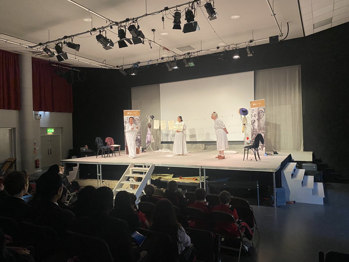 Thank you to <a href="/ScaryLittleGs/">Scary Little Girls</a> for such fantastic performances about Princess Sophia Duleep Singh! Our students have truly been enriched by learning more about this remarkable woman.
