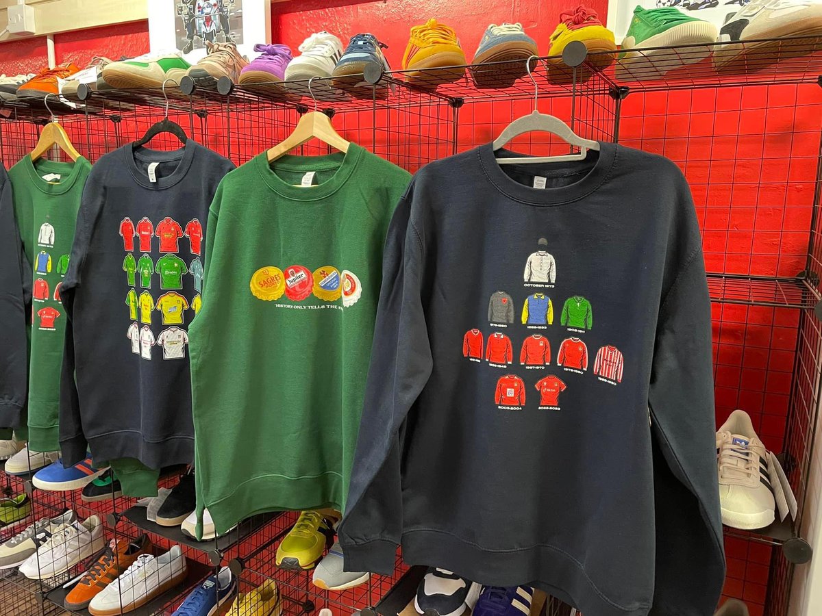 TheFourteenTwelve (@thefourteen12) on Twitter photo Wrexham fans get yourselves to <a href="/Wxmmag/">‘Tappy’ Steve Tapp ‘Wrexham Trainer Revival’</a> store in town today! 🙌
Plenty of new stock in 🔴 Wrexham fans get yourselves to <a href="/Wxmmag/">‘Tappy’ Steve Tapp ‘Wrexham Trainer Revival’</a> store in town today! 🙌
Plenty of new stock in 🔴