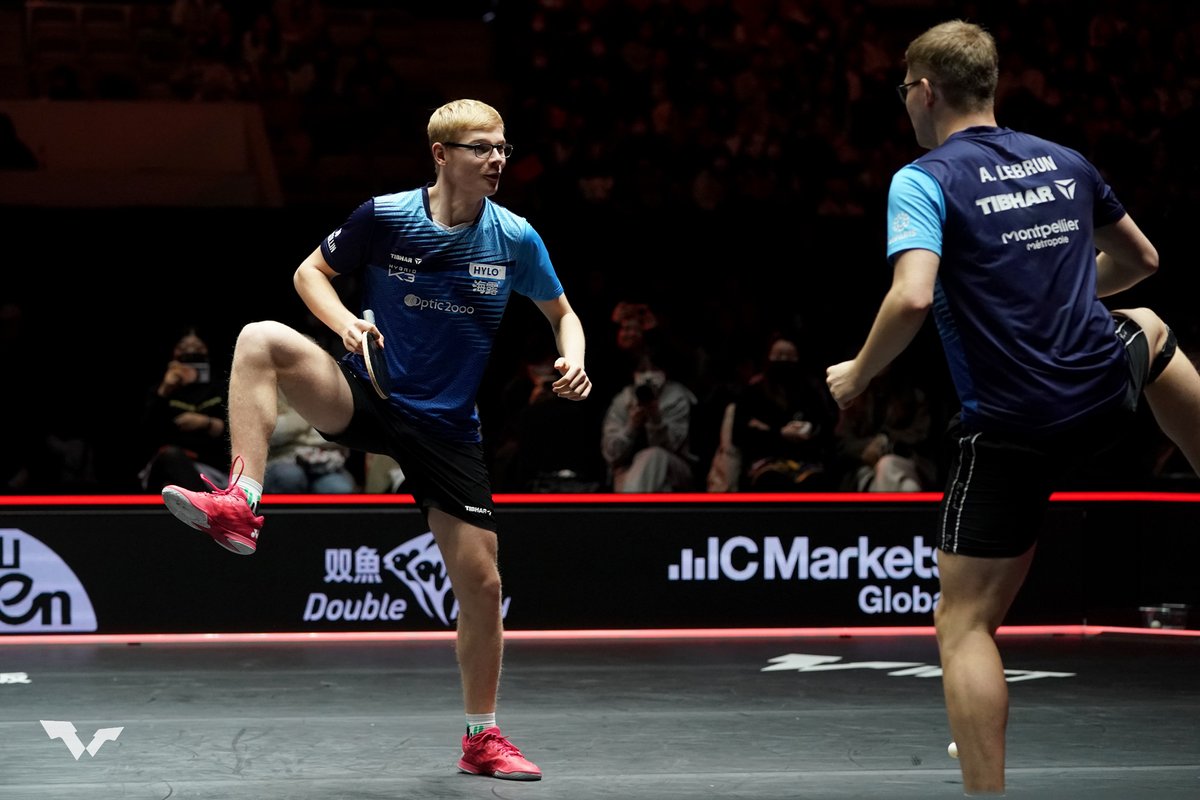AlexisLebrun15's tweet photo. Demain, on joue le titre et la montée à la première place du classement mondial 1️⃣🌍🏆

J'espère que vous êtes prêts à nous encourager à fond 🔥

Rendez-vous à 12 h 45 heure française (20 h 45 heure locale) face à Shunsuke Togami et Hiroto Shinozuka 🇯🇵

La finale sera retransmise sur les chaînes Twitch et YouTube de RMC Sport 📺

📸 WTT

VAMOS 🔥

#TeamLebrun