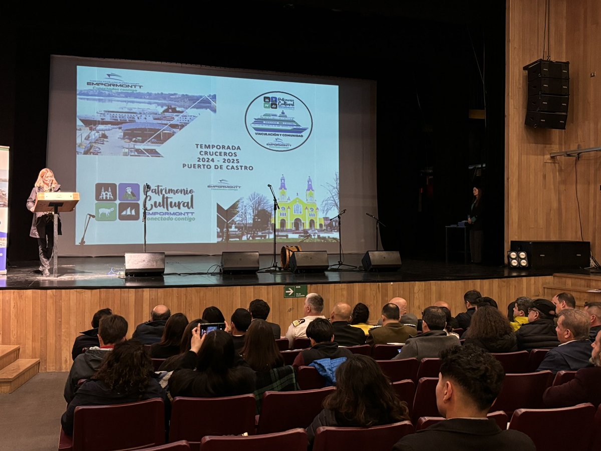 Castro|Seremi de Economía, Luis Cárdenas, participa en el lanzamiento de la nueva temporada de cruceros 2024-2025 organizado por <a href="/Empormontt1/">Empormontt</a> que resalta el gran valor patrimonial de Chiloé y donde de espera la llegada de más de 80 mil visitantes entre pasajeros y tripulación.