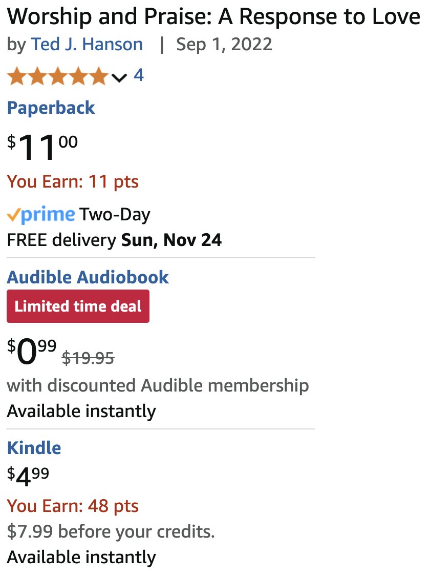 houseofbread's tweet image. amazon.com/Worship-Praise…

Get your copy today on Amazon!
#worship #praiseandworship #booksbytedjhanson