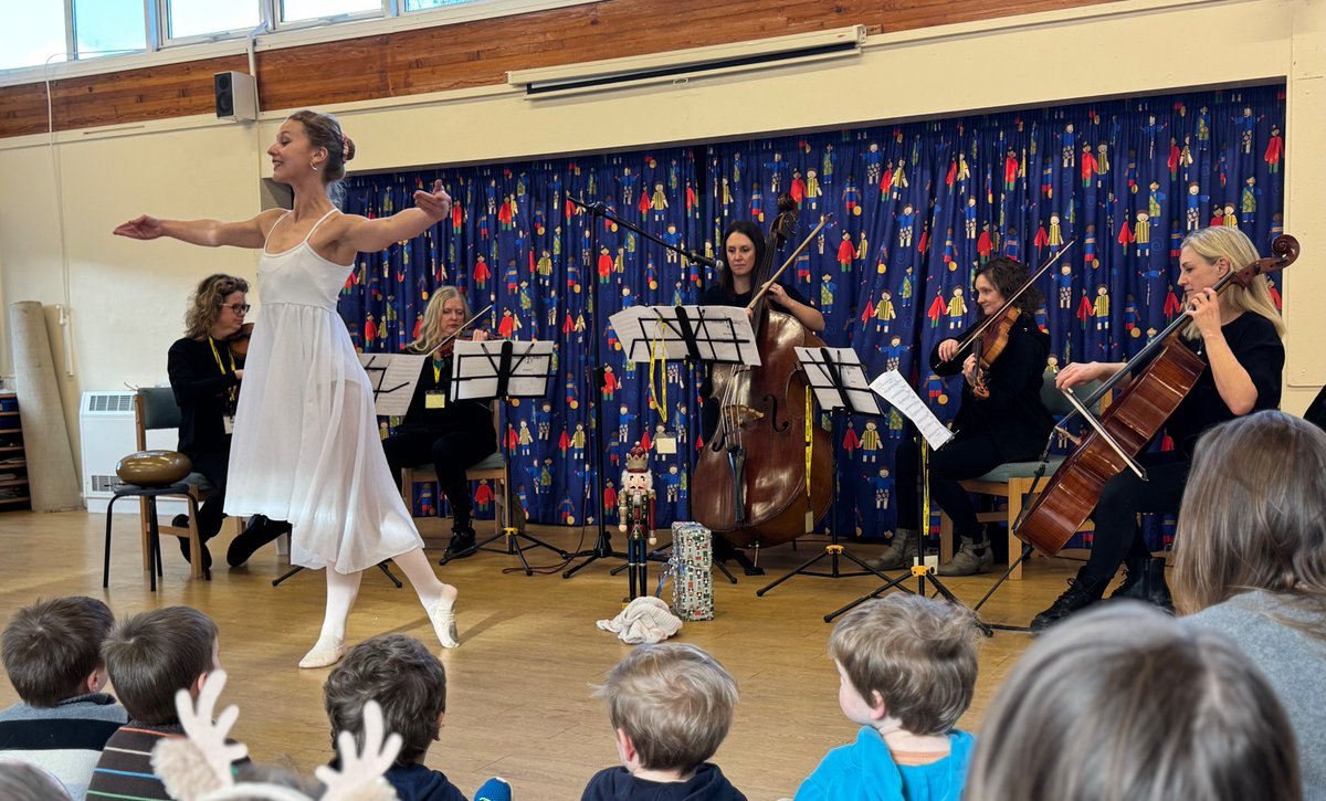 A magical afternoon at Castlemorton! Huge thanks to Toscana Strings for their stunning Nutcracker performance, music, dance &amp; smiles all around! <a href="/toscanastrings/">Toscana Strings</a> @SevernArts <a href="/D0WMAT/">Diocese of Worcester Multi Academy Trust (DoWMAT)</a>