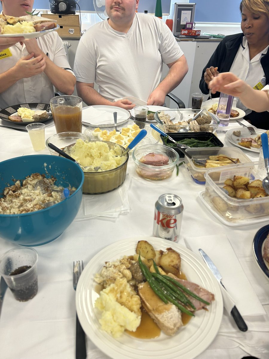 Team thanksgiving shared lunch with all of the trimmings! 😊🇺🇸