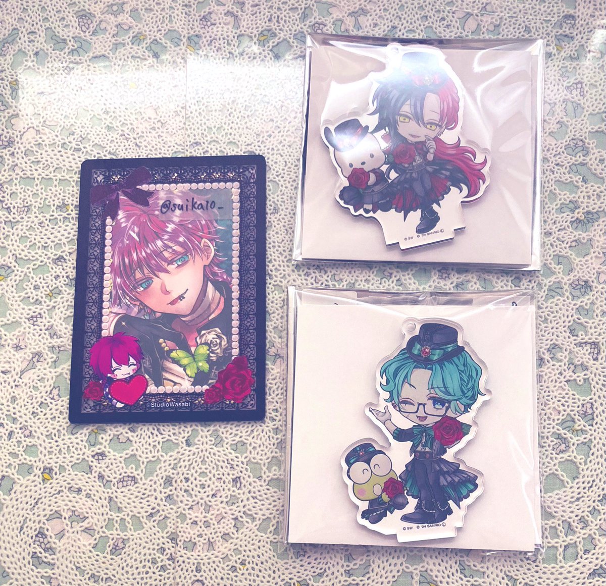 suika10_'s tweet photo. 〖 交換 〗悪魔執事と黒い猫 あくねこ 
サンリオ アクキー アクスタ

譲 ✭ ルカス ナック

求 ✬ ラト

検索からもお気軽にお声掛け下さい。 https://t.co/5eMWUkPsuE