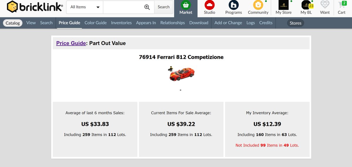 MixedBrick's tweet photo. 🚨LEGO DEAL ALERT🚨
@target 76914 LEGO Speed Champions Ferrari 812 Competizione Car Toy (30% off)

Regular Price: $19.99
🔴SALE PRICE: $13.99🔴

Part-Out Value on @BrickLink $33.83 (2.42x)

https://t.co/lhqwIn2yvd
#LEGO #legodeals #legoclearance #ferrari #sale #deal #target https://t.co/EhkxPm44GW