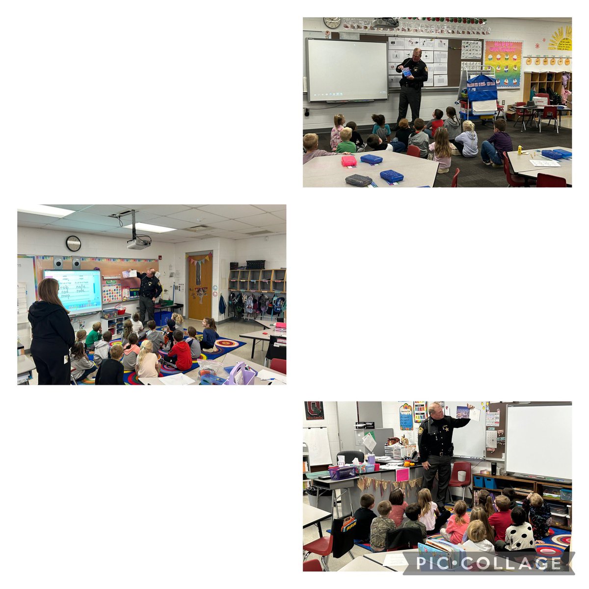 Thank you Deputy Kennedy for visiting our K/1 classes and bringing a book for each student! 📚