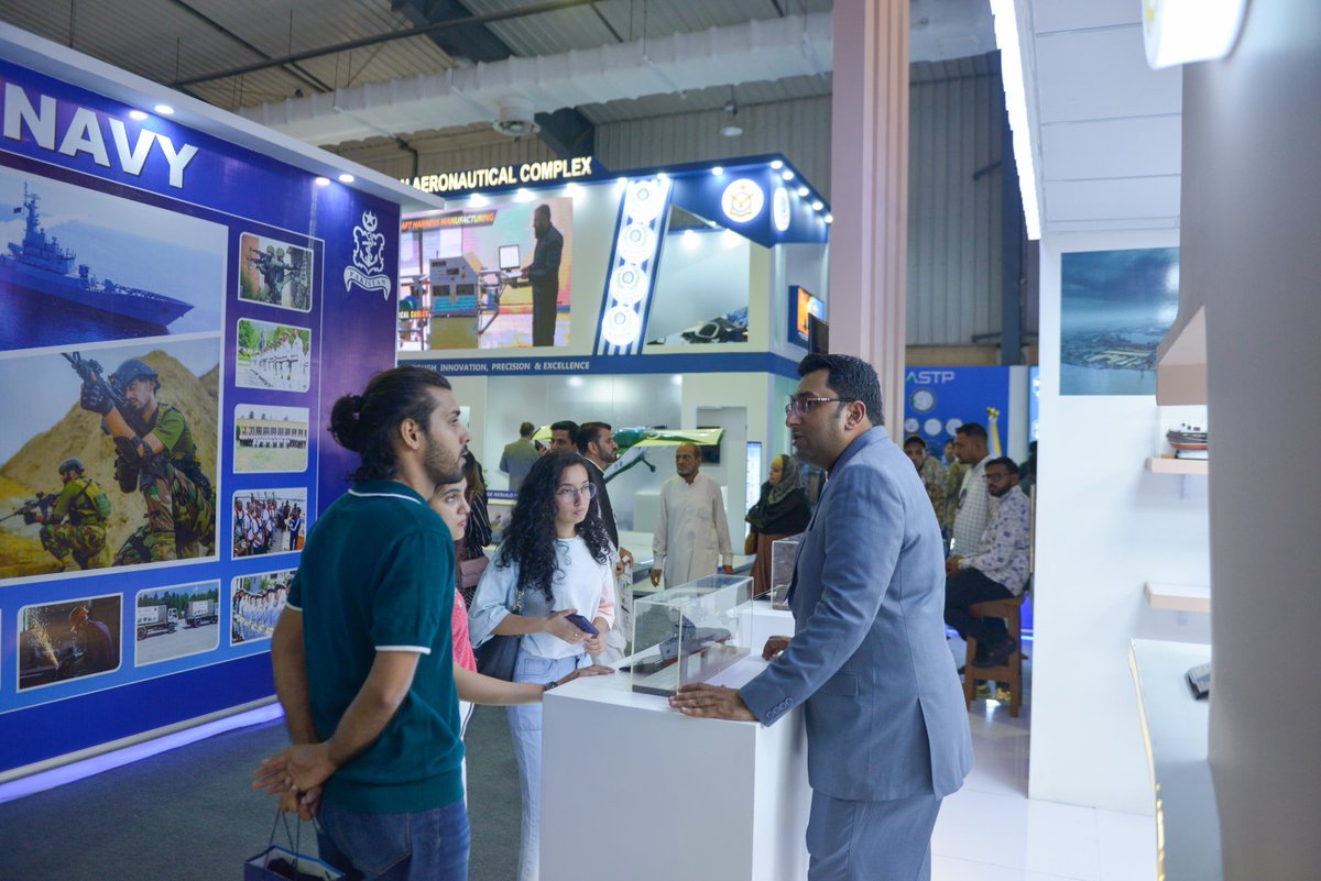 ShipyardKarachi's tweet photo. On the last day of IDEAS-2024, a large number of visitors from local and foreign industries, as well as academia, visited the KS&EW stall.
#KSEW #IDEAS2024 #IDEASPakistan https://t.co/kbmj8VgLEJ