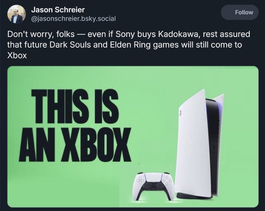 TWTHEREDDRAGON's tweet image. Colteastwood straight up LYING to his viewers.  

Took a post that was clearly satire from Jason Schreier and a joke and is reporting it as NEWS

ALL THEY DO IS LIE

Should be completely ashamed, but he know his viewers are low information block heads
