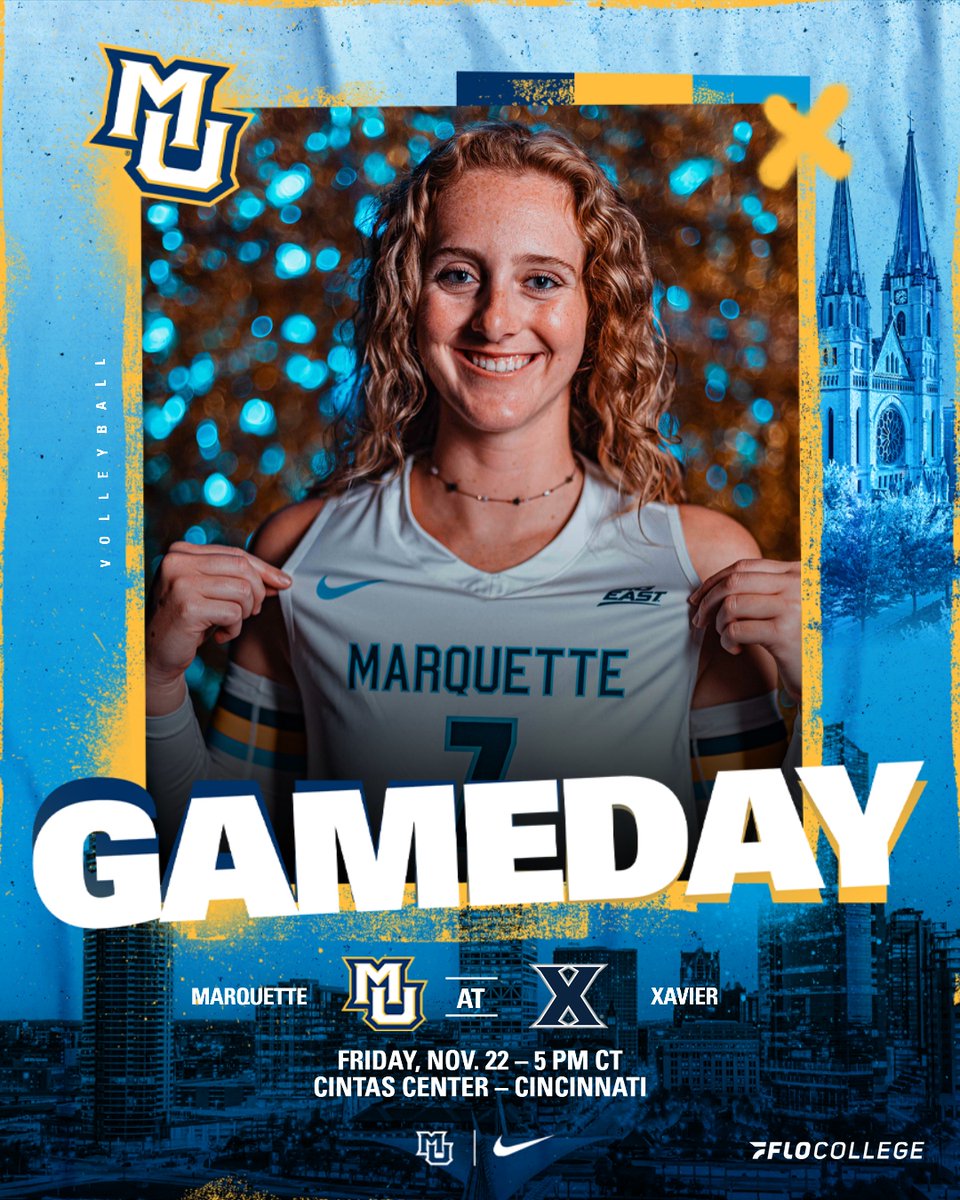 Marquette Volleyball (@marquettevb) on Twitter photo γ½οΈ #WeAreMarquette
π <a href="/XavierVBALL/">Xavier Volleyball</a>
π Cincinnati
π Cintas Center
π 5 p.m. CT
πΊ <a href="/FloCollegeVB/">FloCollege | Volleyball</a>
π± flosports.link/3oQX1vw
π bit.ly/3Oi6p8a γ½οΈ #WeAreMarquette
π <a href="/XavierVBALL/">Xavier Volleyball</a>
π Cincinnati
π Cintas Center
π 5 p.m. CT
πΊ <a href="/FloCollegeVB/">FloCollege | Volleyball</a>
π± flosports.link/3oQX1vw
π bit.ly/3Oi6p8a