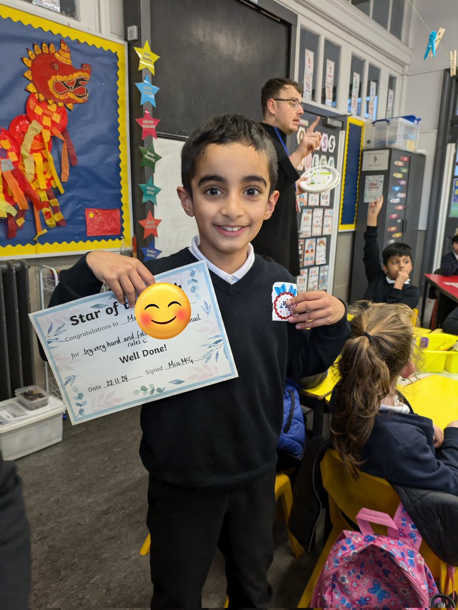 miss_mcgettigan's tweet photo. ๐ Huge congratulations to our Reader of the Week, A, and our Star of the Week, M! ๐ Both have demonstrated all our school values and put in tremendous effort throughout the week. Keep shining bright! ๐๐โจ #Primary4 #ProudMoments https://t.co/j0ingC2Kyr